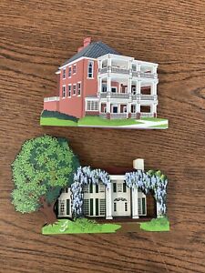 Shelia’s Collectible Houses Lot of 2 Gone With The Wind Atlanta Georgia 1996-99