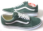 Vans Men's Old Skool Color Theory Duck Green White Striped Shoes Size 12 NIB