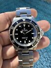 Collectors Rolex Submariner 14060 Unpolished 2 Liner Dial With Papers Look!