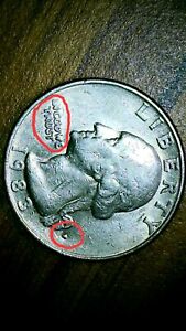 1983-P Washington Quarter. Rare Error Coin.