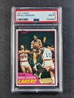 1981-82 Topps Basketball MAGIC JOHNSON #21 Los Angeles Lakers PSA 8 NM-MT