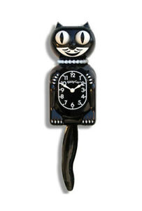Kit Cat Clock Ltd Edition Black Miss Kitty 12 3/4 Inches FREE US SHIPPING