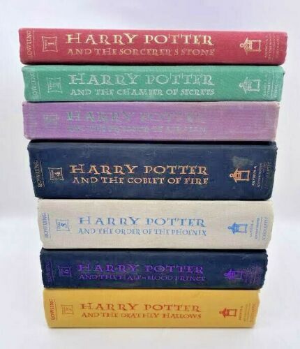 Harry Potter Hardcover Set First Edition 1-7 J.K. Rowling