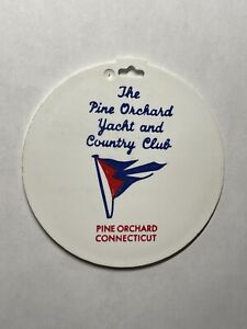 The Pine Orchard Yacht & Country Club Golf Bag Tag - Branford, CT - A Beauty!