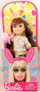 NEW Barbie Sister Kelly Easter Chelsea Red Head Doll