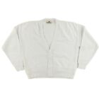 VTG Winona Knits Cardigan Long Sleeve Sweater White Men's L