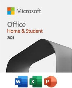 Brand New Microsoft Office Home and Student 2021 for 1 PC or Mac Lifetime licenc