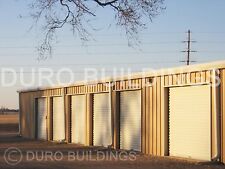 DURO Steel Mini Self Storage Building 30'x100'x8.5' & 20 Units & 20 Doors DiRECT