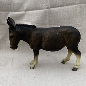 Breyer Dark Grey Brown Chalky Donkey - Unusual Variation GREEN plastic #81