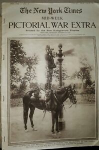 1914 Pictorial of European War WW1 NY Times Mid Week Oct 15 - Nov 26