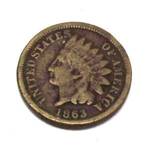1863 CN INDIAN HEAD CENT (LOT BX290) YOU GRADE!  (CARBON NICKEL)