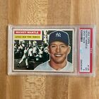 1956 Topps Mickey Mantle Gray Back PSA 5 CENTERED! w/ Commemorative Plaque