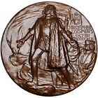 CHRISTOPHER COLUMBUS Expo 1893 bronze award Medal / LJ Foster by Saint-Gaudens