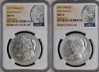 2coin set 2023 Early Releases Morgan Peace silver dollars NGC MS70