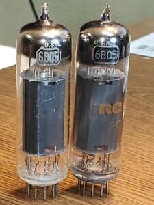 6BQ5/EL84 RCA MaxiMatcher2 matched pair (2) tube lot