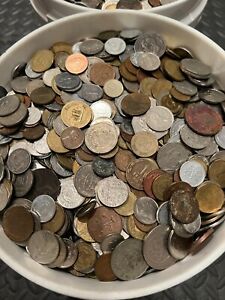 9 (Nine) LB Pounds of Mixed World Foreign Coins Bulk Lot