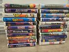 New ListingLot of 22 Children's & Family VHS Movies-mostly Disney-Tested
