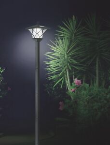 Vintage 5ft Outdoor LED Solar Lamp Post for Pole or Hook Garden Pathway Patio