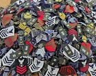 150pcs! VINTAGE Air Force USAF ARMY & NASA Patch Lot MILITARY JEANS Patches ☆USA
