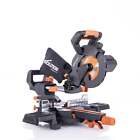 Evolution R185SMS+: Single Bevel Sliding Miter Saw With 7-1/4 in. Multi-Material