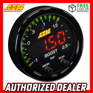AEM X-Series Boost Display 52mm Gauge -30in Hg to 35psi / -1 to 2.5bar 30-0306