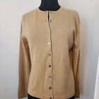 New Vintage Lord & Taylor 100% Cashmere 2 Ply Cardigan Sweater Womens Medium
