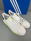 Adidas Superstar Low 3 Stripe Life White/Yellow Shoes FZ5733 Men’s Size 8.5