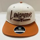 Texas Longhorns Top of the World Snapback Hat Cap White Orange NCAA College