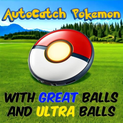 MODDED PokeMon Go Plus+ Great and Ultra Ball Autocatcher with On/Off Switch