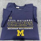 HOT SALE!!! Embroidered Logo  Michigan Wolverines  T-Shirt Size S-5XL