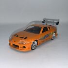 Fast & Furious 1:32 1995 Toyota Supra Die Cast Model Car Orange Jada