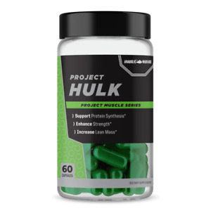 ANABOLIC WARFARE PROJECT HULK Protein Synthesis Strength Lean Mass 60 Capsules