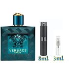 Versace / Eros (EDT) Fragrance Samples & Travel Sprays! Men’s Cologne!