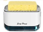 Soap Dispensing Sponge Caddy with Raised Drying Tray (sponge included)