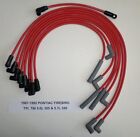 PONTIAC FIREBIRD 1987-1992 5.0L/305 5.7L/350 TPI,TBI RED Hi-Per Spark Plug Wires (For: 1989 Pontiac Firebird Formula)