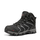Mens Hiking Boots Wide Size Ankle High Outdoor Waterproof Trekking Trails Boots