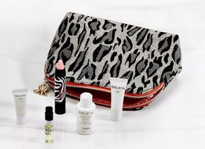 Sisley Paris 8 Piece Skin Care Gift Set With  Cosmetic Bag Pouch