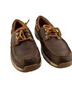 Dunham Captain Ltd. Boat Shoes Brown Leather CH0504 Men’s Size US 7 VGC