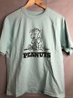 Uniqlo Retro Peanuts Linus Blanket Mint Green Graphic T-Shirt adult Sz S SMALL