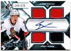 2012-13 Upper Deck SPx Autographed Rookie Jersey MARK STONE #15 #/275 UD RC Auto