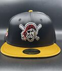 New Era Size 8 Pittsburgh Pirates Fitted 59Fifty Hat Satin/Poly Edition 5950 Cap