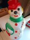 Vintage Empire 1968 Snowman Frosty Blow Mold 13
