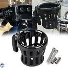 US Motorcycle Handlebar Cup Holder Drink W/ Mesh Basket Mount For Harley Touring (For: More than one vehicle)
