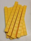ETA Cuisenaire Base Ten - 10 Rod - Lot of 10 -  Yellow Math Manipulatives Blocks