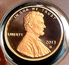2013-S Proof Lincoln Cent Gem Free Shipping