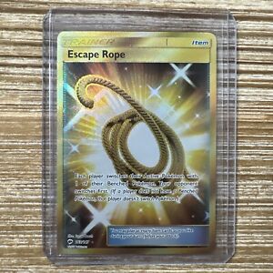 Escape Rope 163/147 Secret Rare Burning Shadows Pokémon Trainer Card 2017 LP-NM