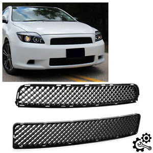 Black Front Air Inlet Mesh Grille ABS For Scion tC 2005-2010 2006 2007 2008 2009 (For: 2007 Scion tC)