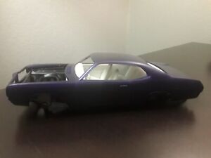 Purple Plymouth Duster  model car junkyard parts lot