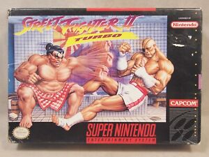 Street Fighter II Turbo (Super Nintendo | SNES) Authentic BOX ONLY