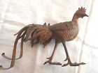 Vintage Set of Brass Rooster Statues